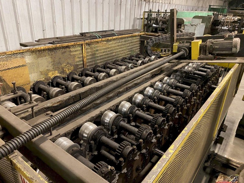 10 STAND X 3.5&quot; ARBOR X 42&quot; BRADBURY RAFTED STANDING SEAM 360/ STANDING SEAM PANEL II ROLLFORMER: STOCK #16967