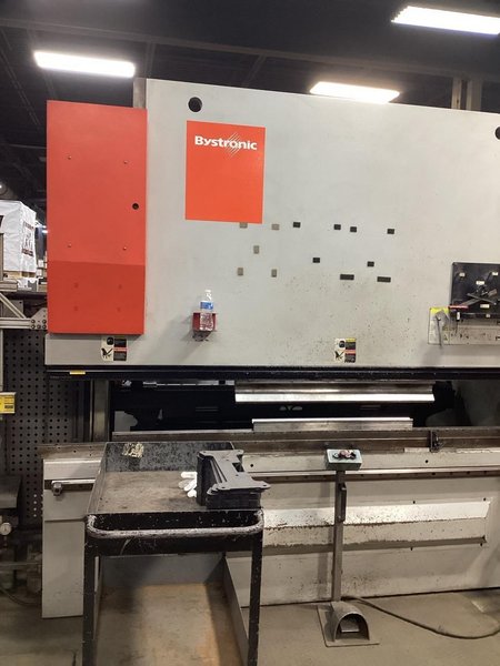 176 Ton x 10′ Bystronic Xact 160 CNC Hydraulic Press Brake, 2015