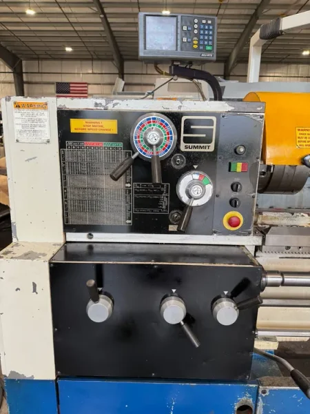 SUMMIT 16x40B  18”/25” x 40”cc Engine Lathe DRO #7951