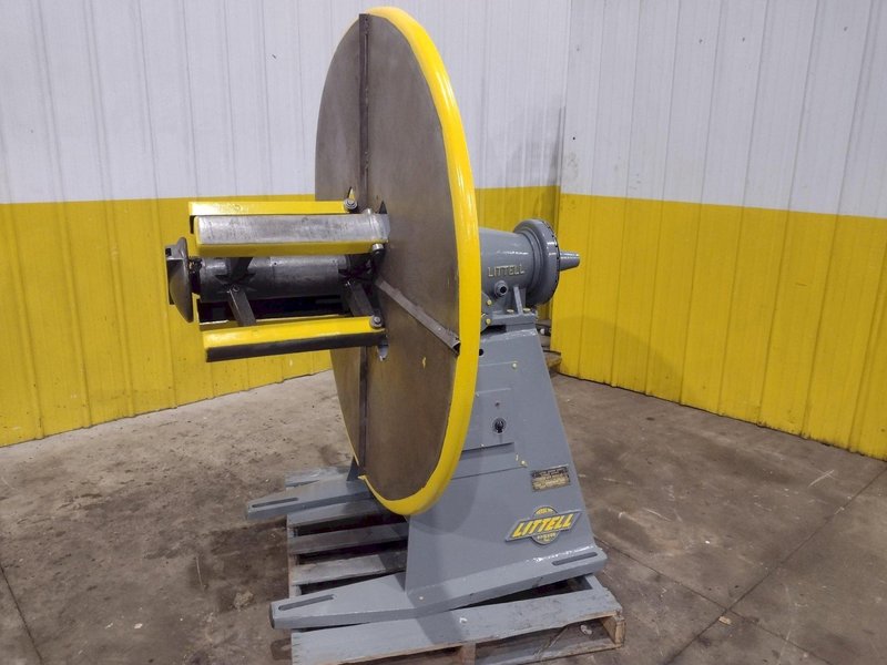 4,000 LBS X 18" LITTELL MODEL #40-18 PULL OFF COIL REEL UNCOILER : YOBRO #25256