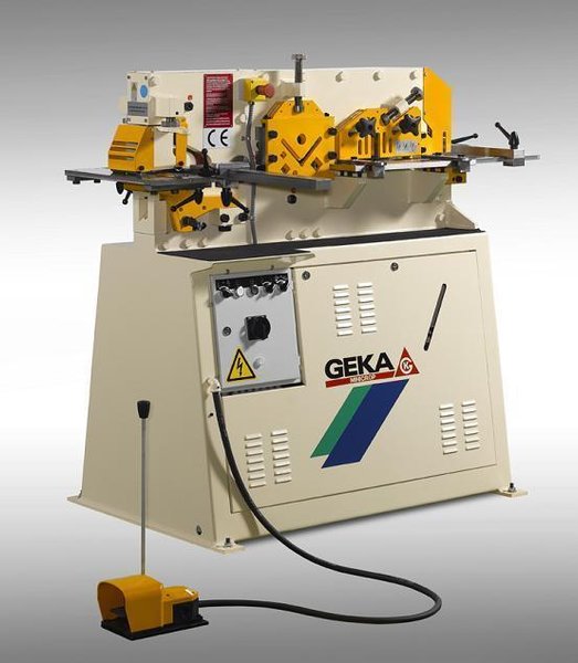 50 Ton, New GEKA Hydraulic Ironworker Model Minicrop