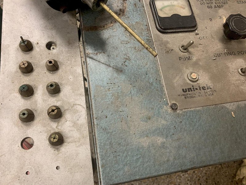 Uni-Tek Tap Burner/Disentegrator, Model 100-D, S/N 073030.