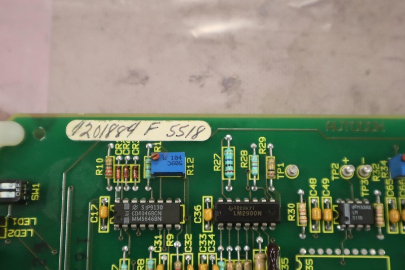 Used Delta Autocon 4201884F Auxiliary Control 2C Board