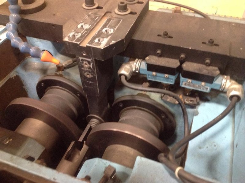 3&quot; LANDIS LANHYROL 2-ROLL EXTENDED SPINDLE THREADING &amp; FORM ROLLING MACHINE: STOCK #65295