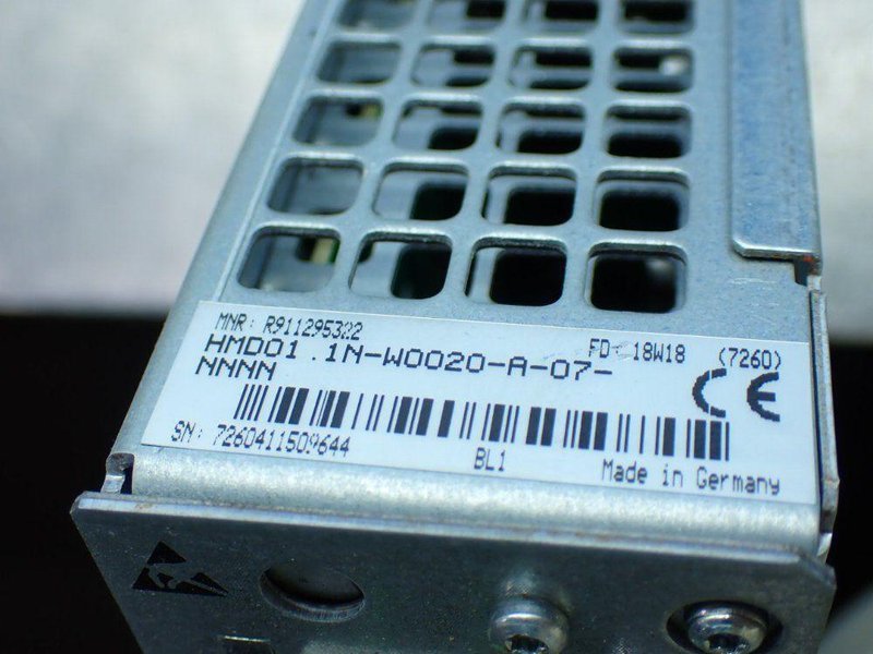 REXROTH HMD01.1N-W0020-A-07-NNNN INDRADRIVE M SERVO DRIVE UNIT  -  R911308370