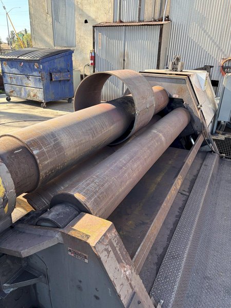 10' x 1" BERTSCH MODEL #100-10 4 ROLL HYDRAULIC PLATE ROLL 2018 YOBRO 24784