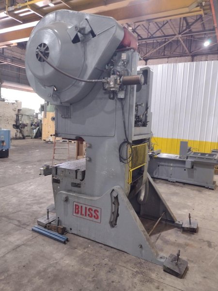 110 TON BLISS OBI MODEL #C-110 FW STAMPING PUNCH PRESS, 6" STROKE : YOBRO #25934
