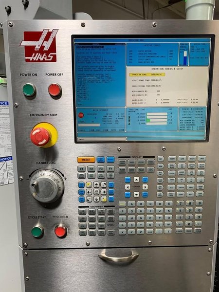 2008 Haas VM-2 with probing and SHRT210H 4th Axis Rotary