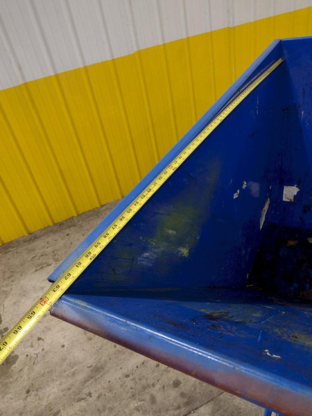 1 YARD X 6,000 LBS VESTIL MODEL #D-HOP-100-HD SELF DUMPING HOPPER: STOCK #22490