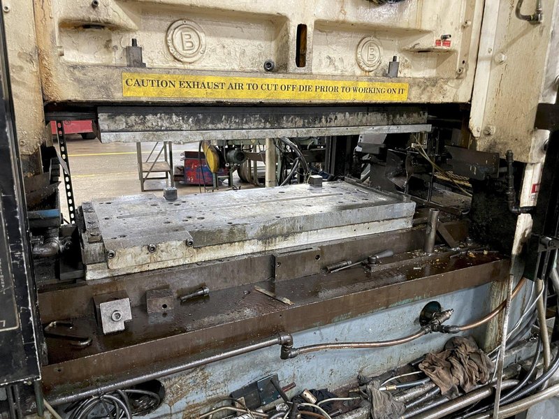 110 TON BROWN &amp; BOGGS MODEL HP2-110 SRAIGHT SIDE PRESS: STOCK #15350