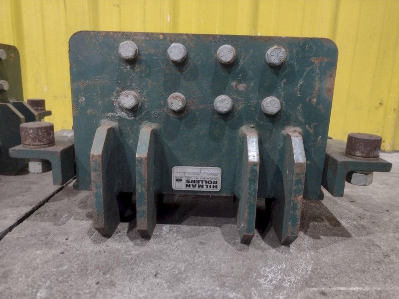 (4) 4 TON HILLMAN MODEL #B1-4  ROLLER TYPE MACHINERY MOVING SKATES: STOCK #22989