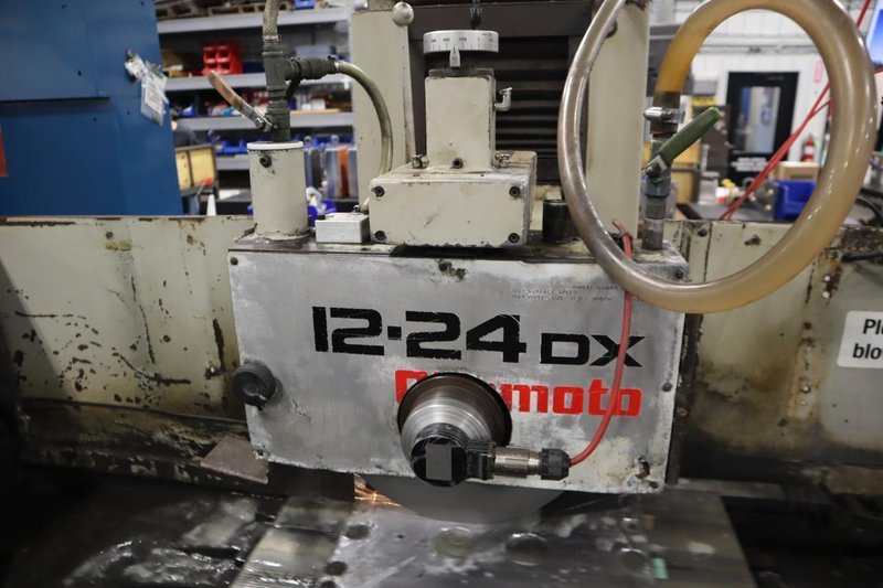 Okamoto ACC12.24 DX Automatic Surface Grinder, 12&quot;x 24&quot;, Incremental Downfeed, Over Wheel Dresser,  Coolant