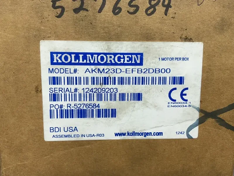 KOLLMORGEN PM SERVOMOTOR   -  AKM23D-EFB2DB00