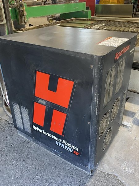 8’x22′ Hornet ProStar Plasma Table CNC Hypertherm HPR260XD, 2013 – Water Table