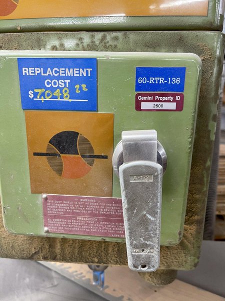 Onsrud type w525 overarm router s/n 968057-01