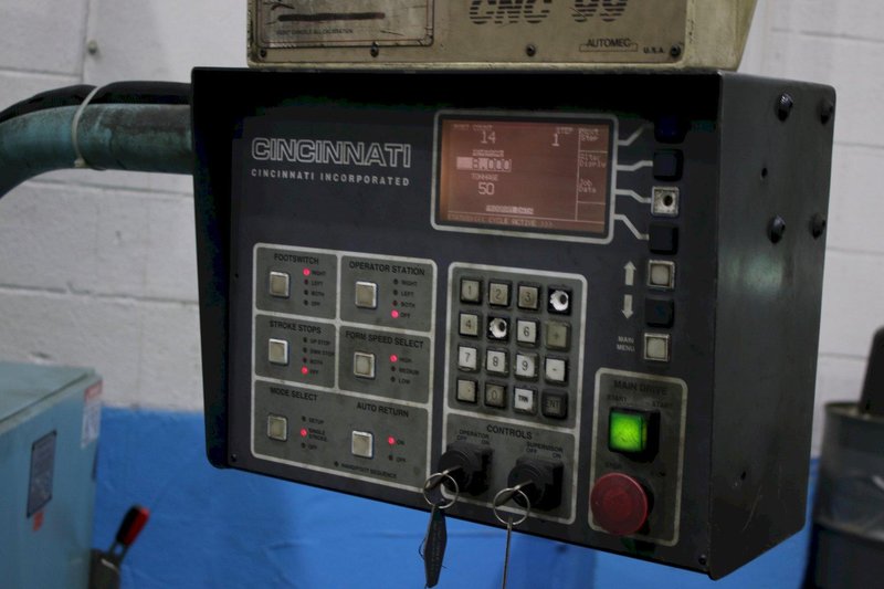 90 TON X 8' CINCINNATI CBII HYDRAULIC BRAKE: STOCK #76656
