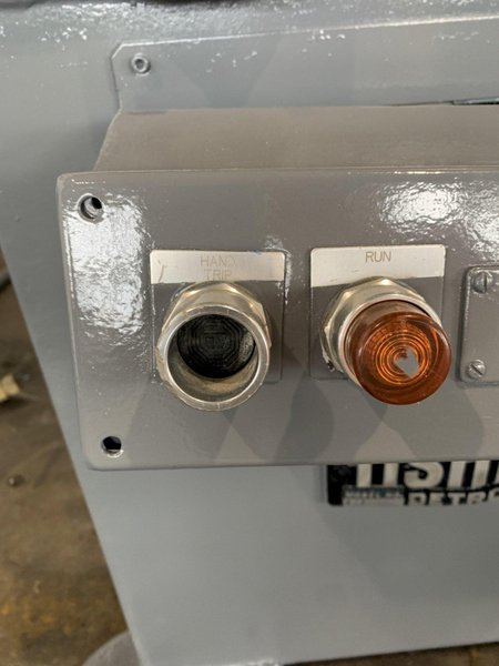 15 TON TISHKEN ACO-15 PNEUMATIC CUT OFF PRESS. STOCK # 0103617