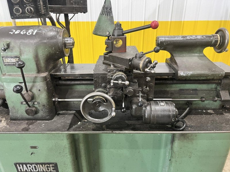 11&quot; x 18&quot; HARDINGE MODEL HLV-H HIGH PRECISION TOOLROOM LATHE: STOCK #20681