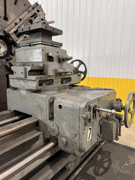 120&quot; SWING CRAVEN HEAVY DUTY FACING T-LATHE: STOCK #21007