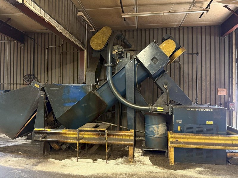 INTER-SOURCE MODEL #CA-6200F CHIP SHREDDER, SPINNER PROCESSING &amp; OIL RECOVER SYSTEM: STOCK #23374