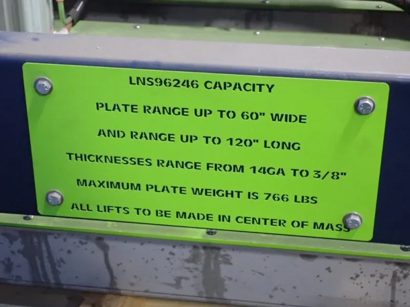 INDUSTRIAL MAGNETICS 60" X 120"/ 766 LBS MAGNETIC SHEET LIFTER   -  LAS96246