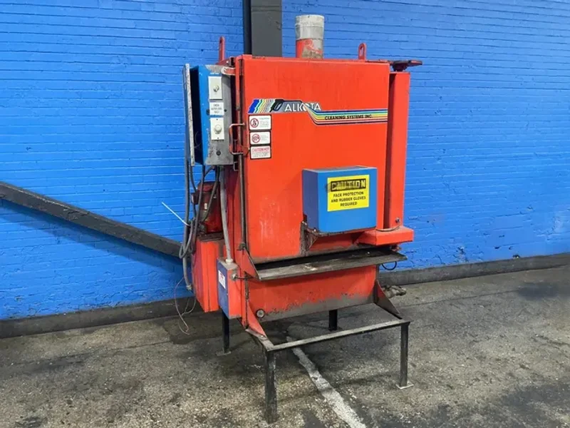 ALKOTA CLEANING SYSTEMS 26” DIA. X 32” HEIGHT ROTARY PARTS WASHER  -  112
