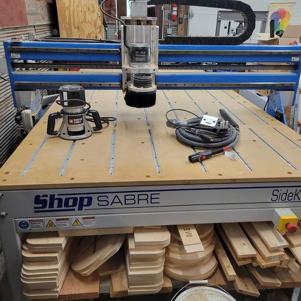 5′ x 9′ Shopsabre Sidekick 8 CNC Router, 2015