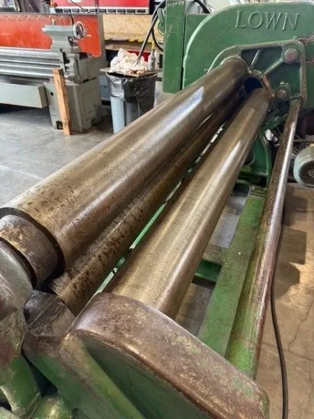 LOWN Model B700 6’ x ¼” Gauge Plate Bending Roll USA #7820