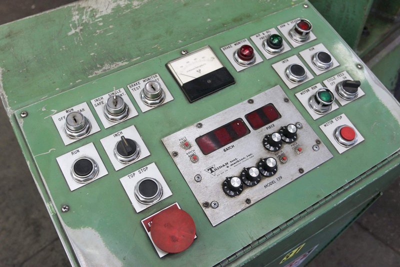 45 TON TRIDAN MODEL #RLB45E-30-22-4 FIN PRESS LINE: STOCK #69992