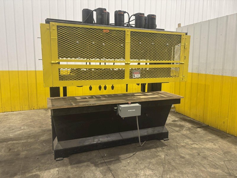 8 SPINDLE X 24&quot; X 86&quot; CEMCO MULTI-HEAD GANG DRILL &amp; BORING MACHINE: STOCK #22927