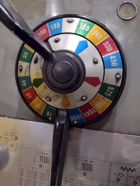 21" x 120" CLAUSING COLCHESTER MODEL #21 ENGINE LATHE 3.5" SPINDLE HOLE: YOBRO #24560