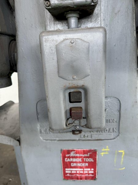 HAMMONDwD-10-0 CARBIDE TOOL GRINDER. STOCK #0892324