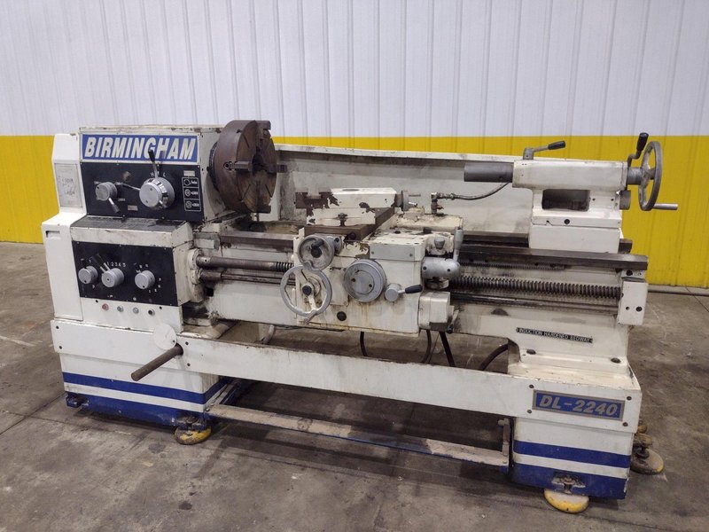 22" X 40" BIRMINGHAM MODEL #DL2240 ENGINE LATHE 2005 : YOBRO #25341