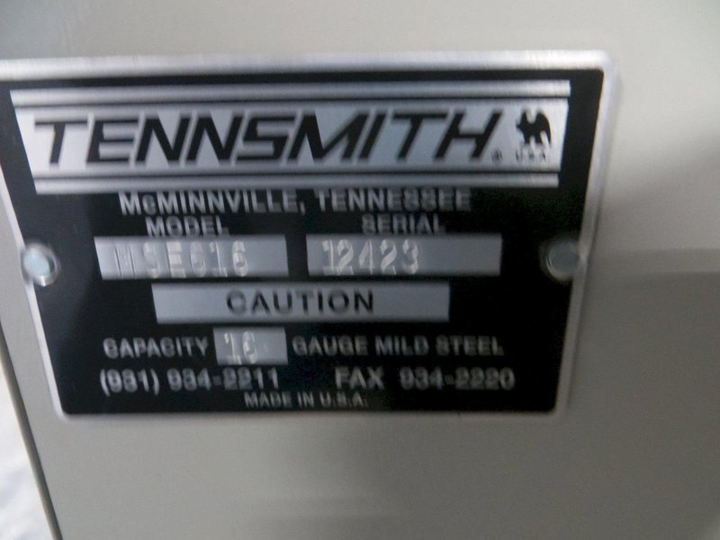 New 16 Ga. x 6 ft., Tennsmith Power Shear, Model MSE616