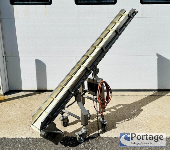 Dorner 7200 Series Sanitary  S.S. Conveyor  |  6” x 72" Up Conveyor with VFD Control