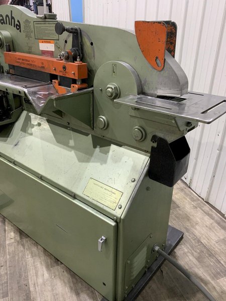 50 TON PIRANHA MODEL #P50 HYDRAULIC IRONWORKER: STOCK #80733