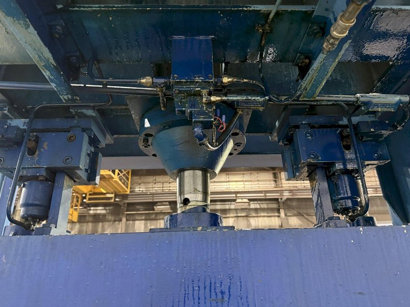 75 TON DAKE MODEL #18-558 HYDRAULIC 4-POST PRESS,  23&quot; STROKE: YOBRO #24094