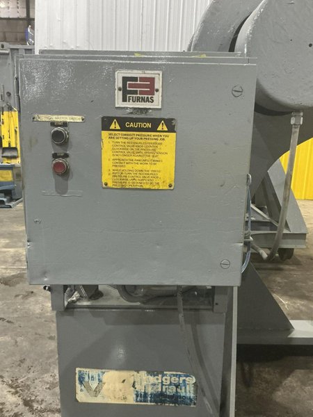 400 TON RODGERS  MODEL #1F400D-7214 HYDRAULIC HORIZONTAL INCLINED WHEEL PRESS: YOBRO 24526
