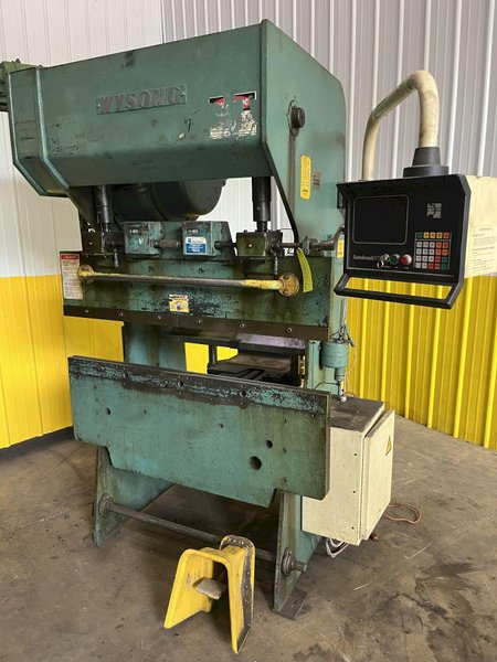 20 TON x 52" WYSONG MODEL #2052 MECHANICAL PRESS BRAKE WITH HURCO BACK GAUGE: STOCK 17100