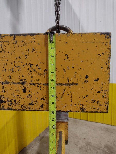 4 TON CALDWELL MODEL#81P-4-50 C HOOK ROLL LIFTER: STOCK #22715