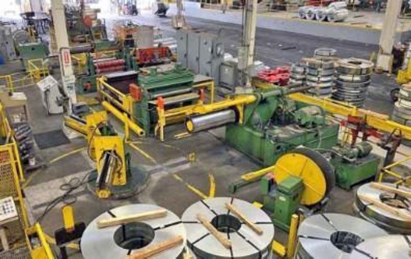 52" x 6.00" x 30,000# Paxson Slitting Line STOCK# 4245