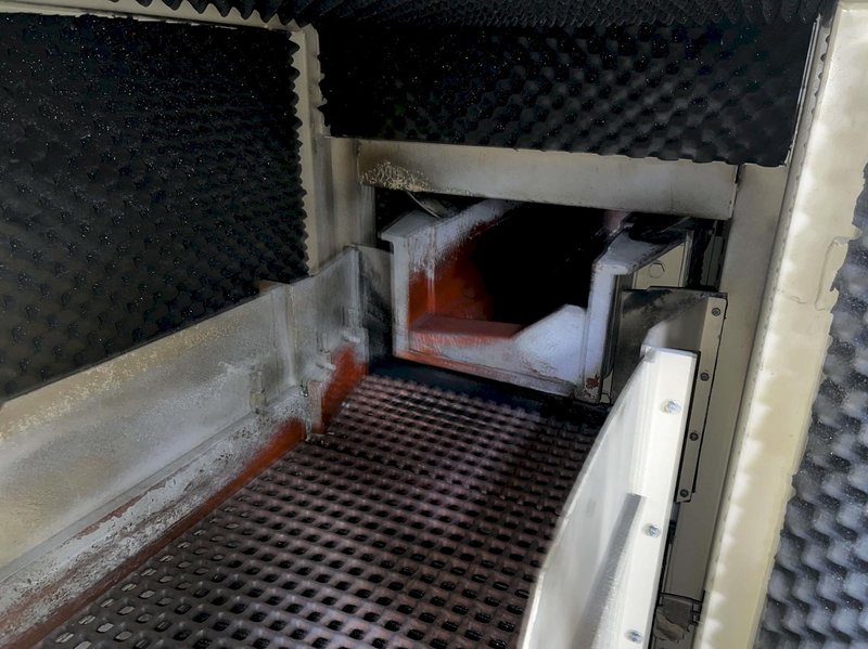 USED ALMCO MODEL V-14120 CONTINUOUS THRU-FEED VIBRATORY FINISHING SYSTEM, Stock# 11131, Year: 2022