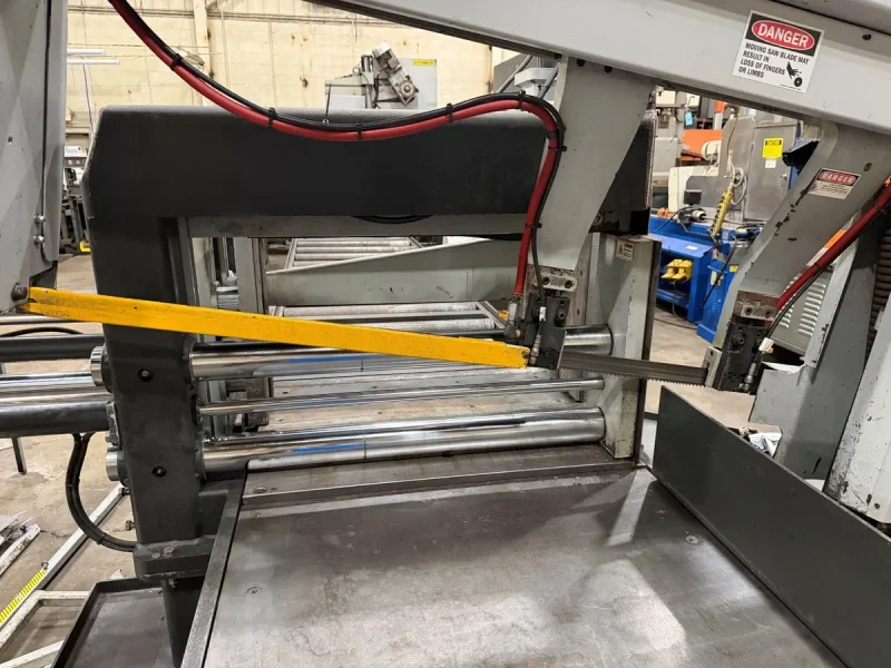 Used Hyd-Mech 20" x 30" fully automatic mitering bandsaw model M-20A-120