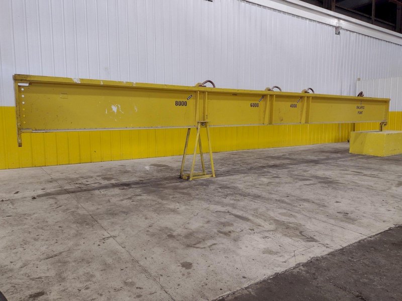 8,000 LBS X 30' SELF LEVELING BUSHMAN SPREADER BAR / LIFTING BEAM: STOCK #21348