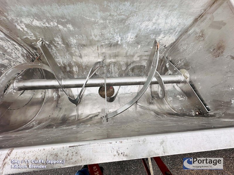 Aaron Equipment Jacketed 11-Cu.Ft. Ribbon Blender