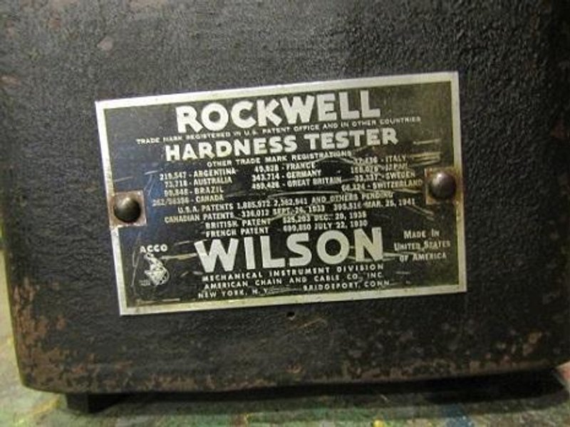 ROCKWELL HARDNESS TESTER