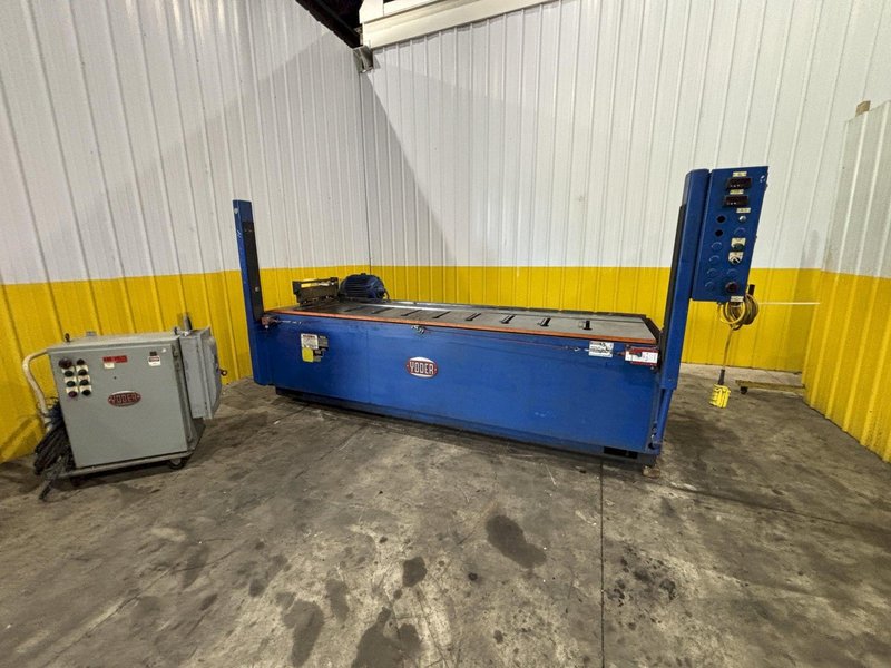 9 STAND YODER ROLLFORMER BASE WITH ELECTRICS / MAGNETEK GPD-515 DRIVE: STOCK #23428