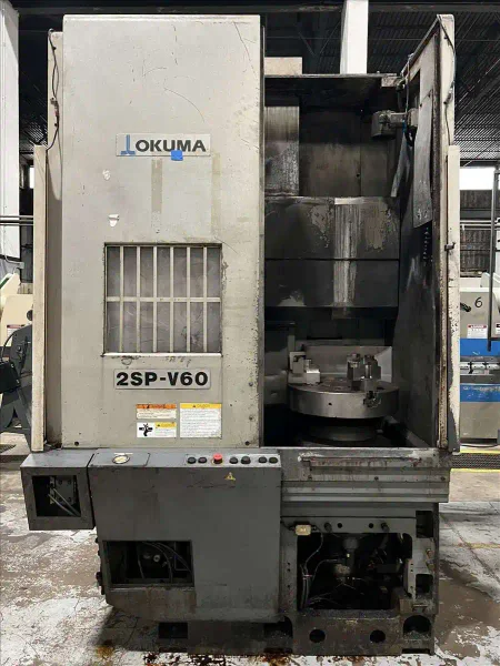 Okuma 2SP-V60 Twin Spindle CNC Vertical Turret Lathe. 24" Chucks. New-2006