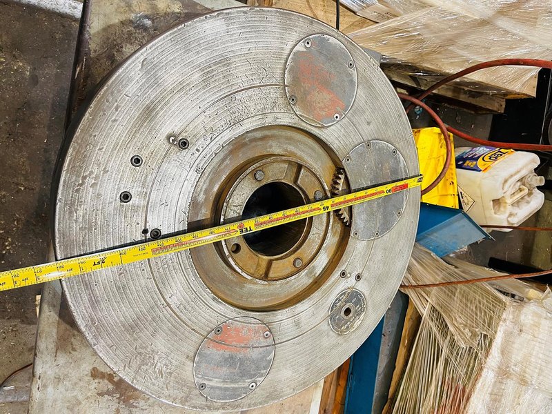 USED, 26&quot; GIDDINGS &amp; LEWIS DAVIS MODEL CFF 26 FACING HEAD