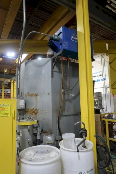 40" X 60" BETTER ENGINEERING MODEL #FRD4000LXP 3-STAGE HEATED PARTS WASHER: YOBRO #25050